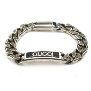 GUCCI - Silver Black Bracelet